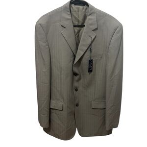 Men’s Chaps Gray Suit Blazer Size 42 Long